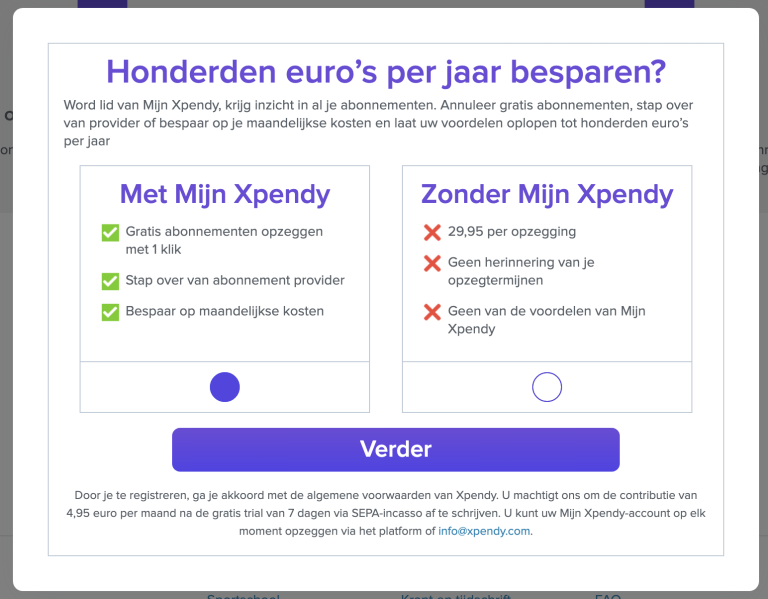 Ik wilde een abonnement opzeggen, maar kreeg er een bij….